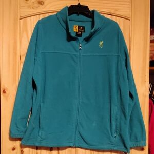 Browning Women's Teal Full-Zip Fleece Jacket